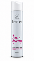 Lealeen Hair Spray 550ml – Strong Hold & Shine, Long-Lasting Styling Spray