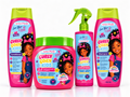 Active Plus Curly Coily Kids 4-Piece Hair Care Set, Shampoo 400 ml, Conditioner 400 ml, Treatment Cream 1 kg, Leave-In Spray 250 ml